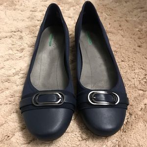 Navy Blue Professional Flats